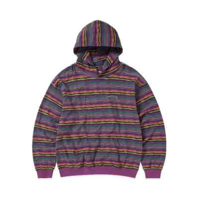 thisisneverthat Wave Jacquard Hoodie "Violet"