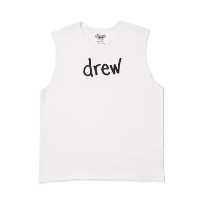drew house scribble mascot sleeveless tee "White"