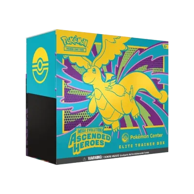 ポケモンカードゲーム【英語版】メガエボリューション「アセンデッド ヒーローズ ポケモンセンター エリートトレーナーボックス」