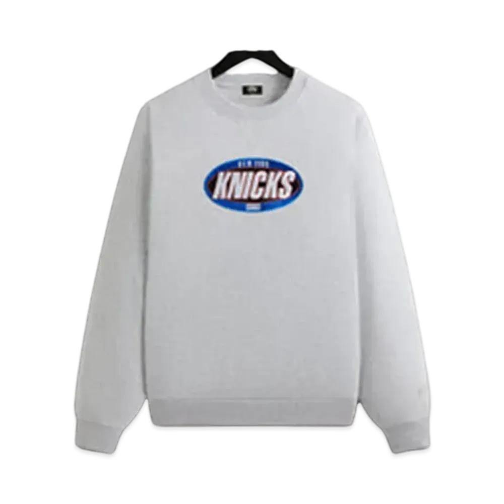 Kith x New York Knicks Y2K Vintage Nelson Crewneck "Light Heather Grey"