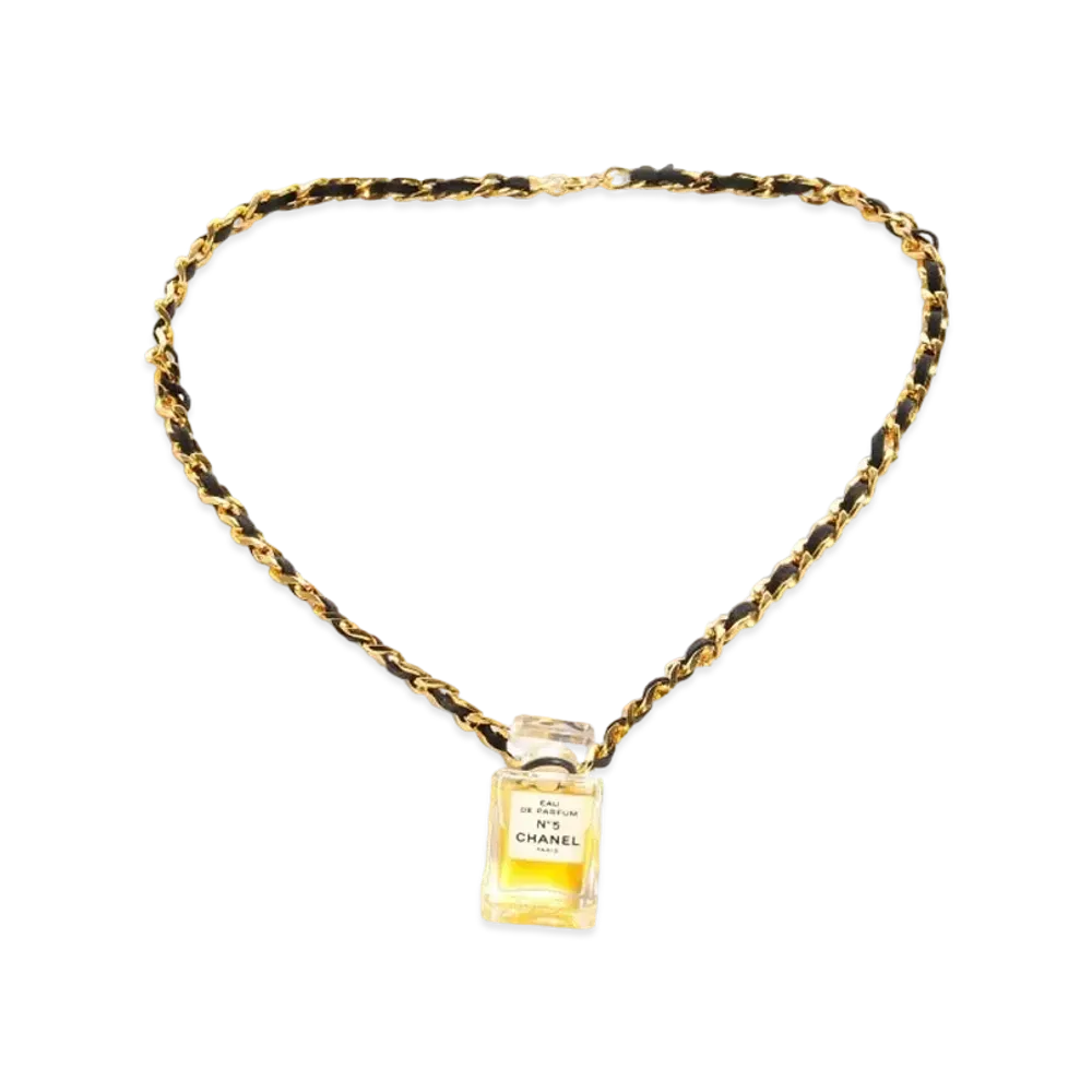 CHANEL Suede N°5 Perfume Necklace