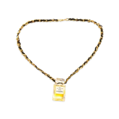 CHANEL Suede N°5 Perfume Necklace