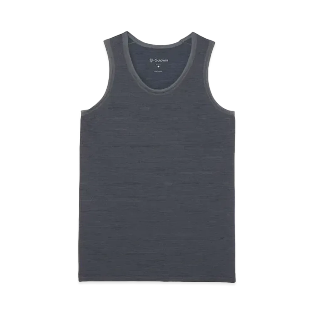 Goldwin Wool Blend Mesh Tank (C3 fit / Ladies) "Dark Charcoal"