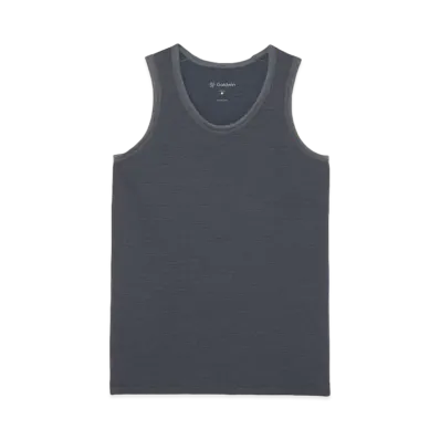 Goldwin Wool Blend Mesh Tank (C3 fit / Ladies) "Dark Charcoal"