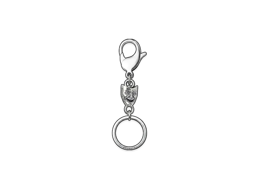 Supreme Drama Masks Key Ring "Silver"