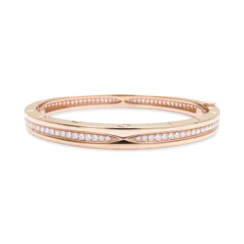 BVLGARI B Zero 1 Bracelet Diamond "Pink Gold"