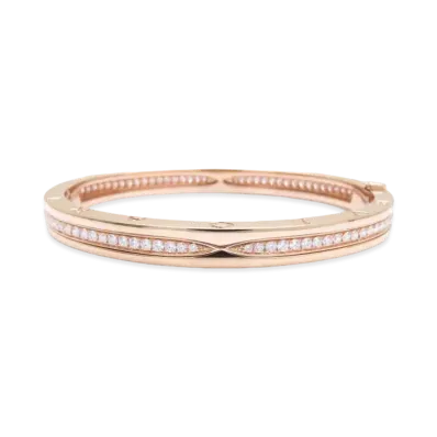 BVLGARI B Zero 1 Bracelet Diamond "Pink Gold"