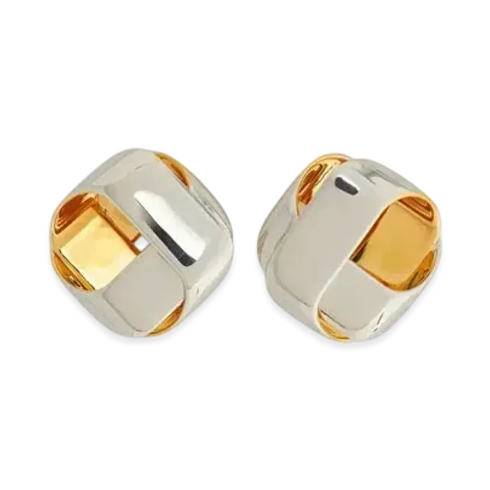 Jil Sander Earrings "Yellow/Silver"