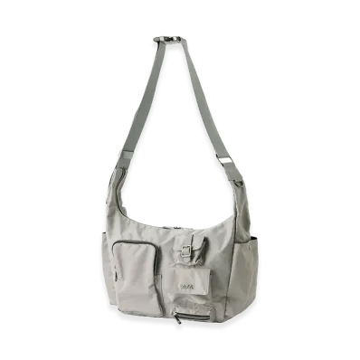X-Girl Women's Multi Pocket Shoulder Bag "Grey"