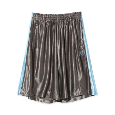 NEEDLES Side Line Track Short -Tricot Sateen "Greige"