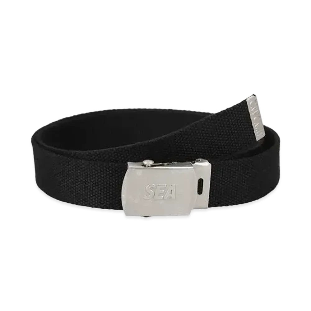 WIND AND SEA Sea Nylon Belt "Black"