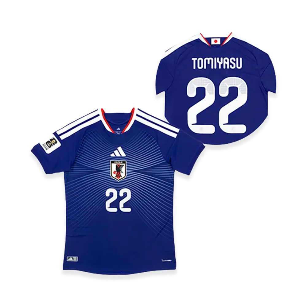 adidas Soccer Japan 2026 Home Authentic Jersey "FIFA World Cup 26 Official Sleeve Badge" #22 Takehiro Tomiyasu "Japan Blue"