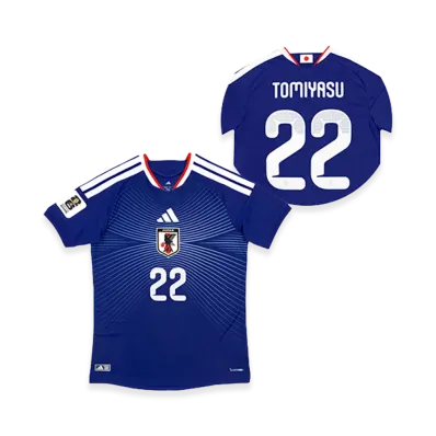 adidas Soccer Japan 2026 Home Authentic Jersey "FIFA World Cup 26 Official Sleeve Badge" #22 Takehiro Tomiyasu "Japan Blue"