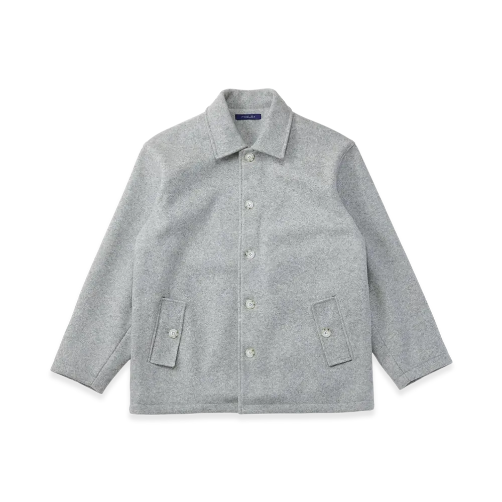 FEELS. Oversized Wool Coat "Light Gray"