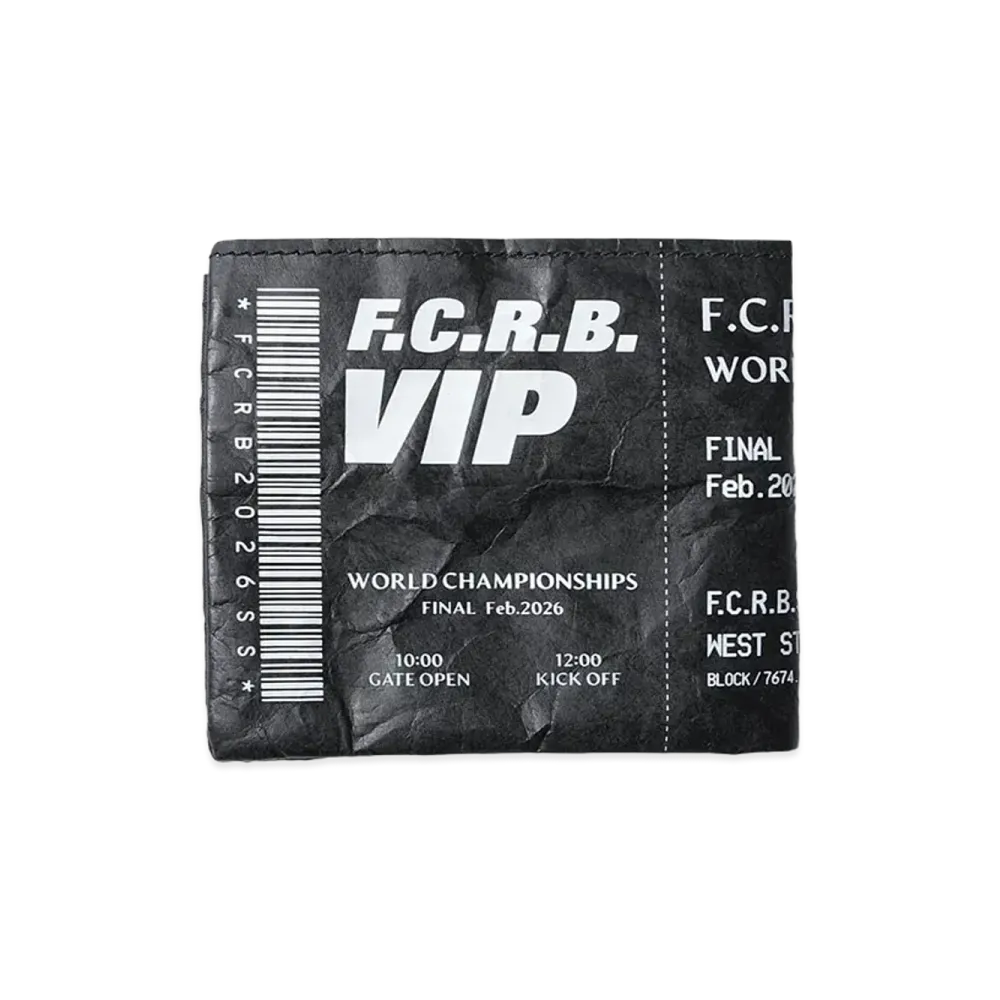 F.C.Real Bristol Ticket Mini Wallet "Black"