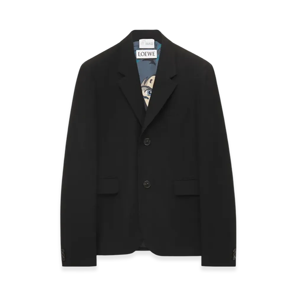 LOEWE x Howl's Moving Castle Jacket in Wool "Black"