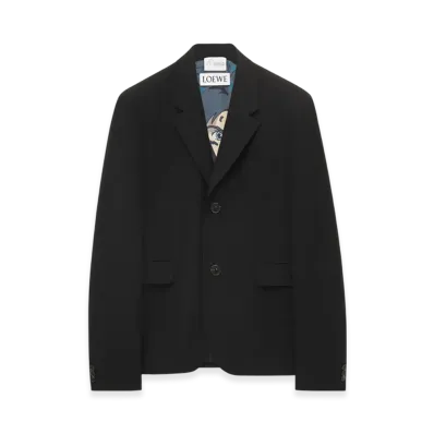 LOEWE x Howl's Moving Castle Jacket in Wool "Black"