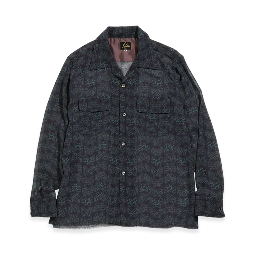 NEEDLES C.O.B. Classic Shirt - Poly Chiffon / Pt. "Polka Dot"
