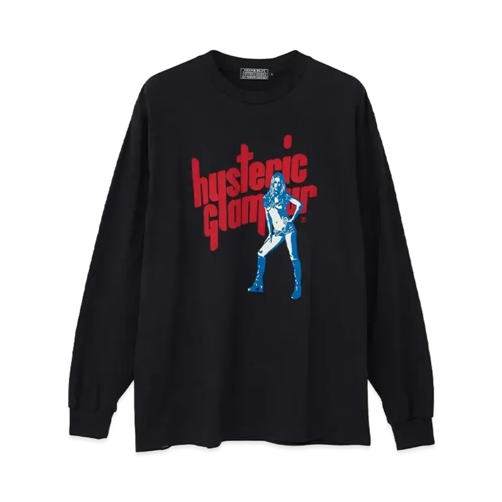HYSTERIC GLAMOUR Sound Vibration T-Shirt "Black"