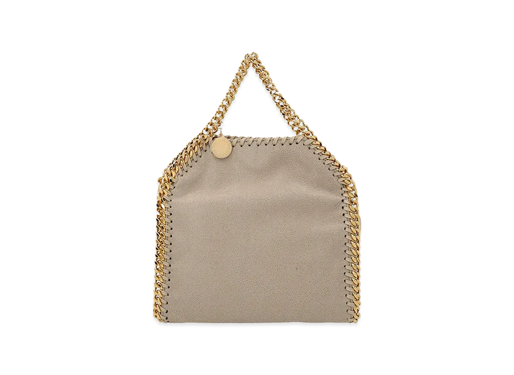 STELLA McCARTNEY Women's Shaggy Deer Micro Falabella Handbag "Beige/Sand"