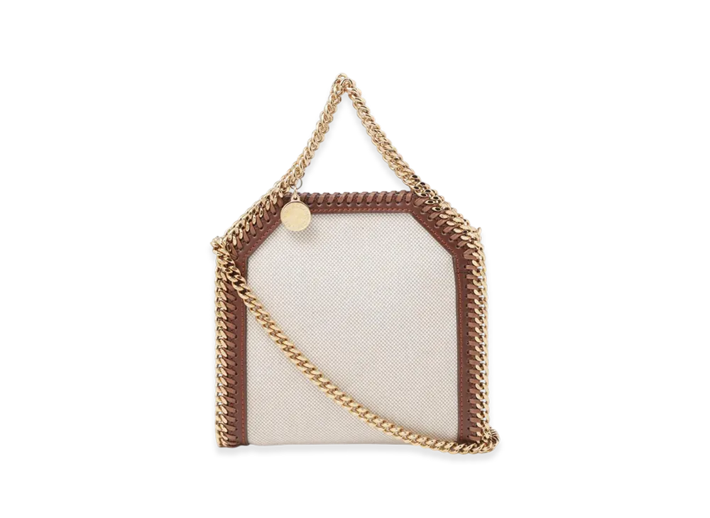STELLA McCARTNEY Falabella Tiny Tote Bag "Ecru"