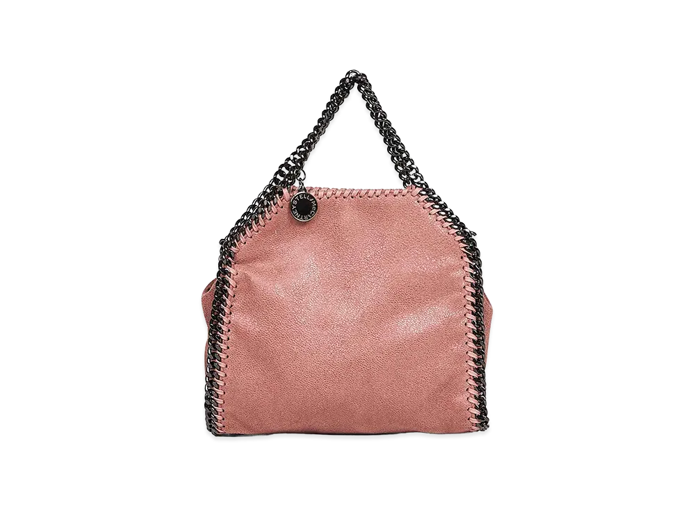 STELLA McCARTNEY Women's Shaggy Deer Mini Falabella Handbag "Antiqued Pink"
