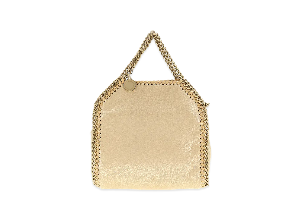 STELLA McCARTNEY Women's Micro Falabella Tote Bag "Gold"