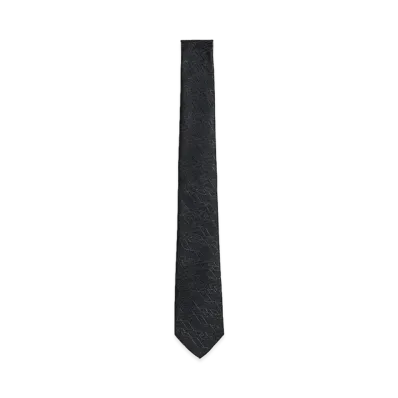 H&M x LOTTO Patterned Tie "Black"
