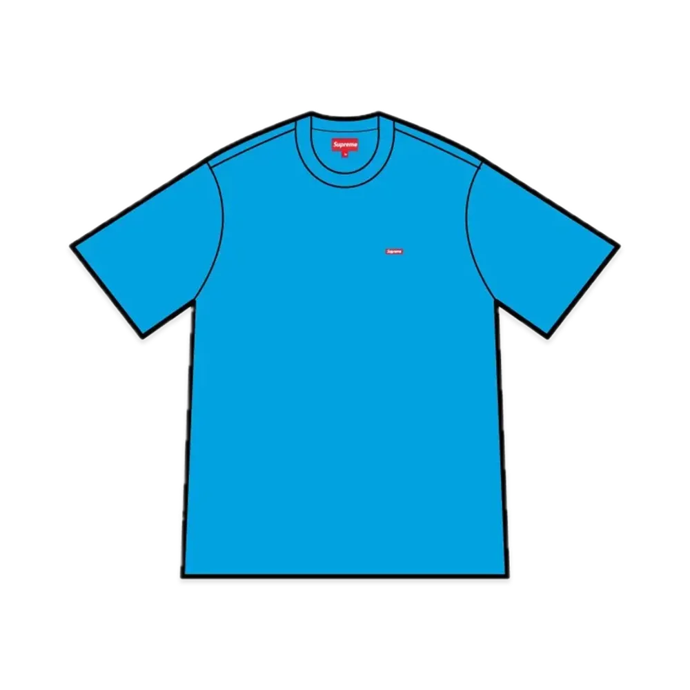 Supreme Small Box Tee "Bright Blue"(Made in Vietnam)(22SS)