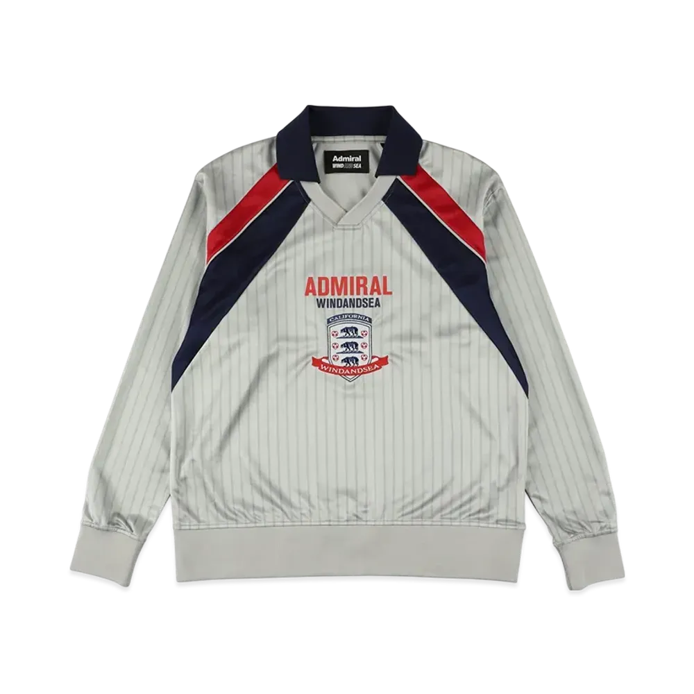 WIND AND SEA x Admiral L/S Polo "Gray"