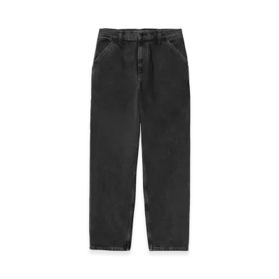 Carhartt WIP Single Knee Pant "Black(Stone Washed)"