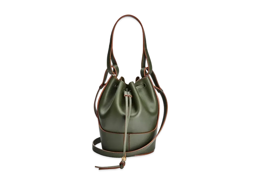 LOEWE Small Balloon Bag In Nappa Calfskin "Vintage Khaki"