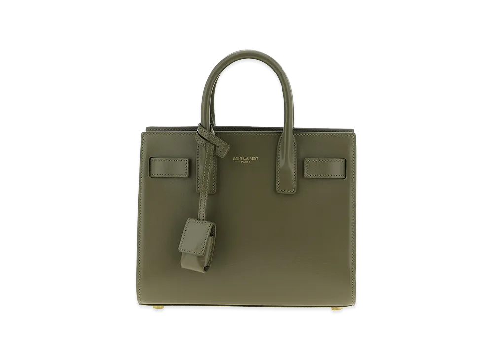Saint Laurent Women's Sac De Jour Nano Handbag "Green"