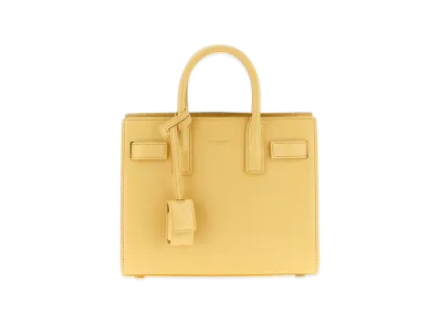 Saint Laurent Women's Nano Sac De Jour Handbag "Yellow"