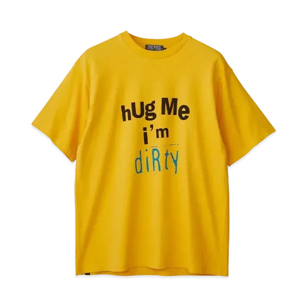 HYSTERIC GLAMOUR Sonic Youth/Hug Me Dirty T-Shirt "Yellow"
