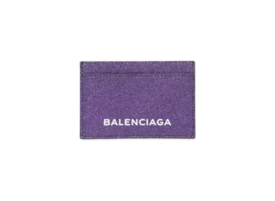 BALENCIAGA Basic Single Card Holder Essential Accessory "Lilas"