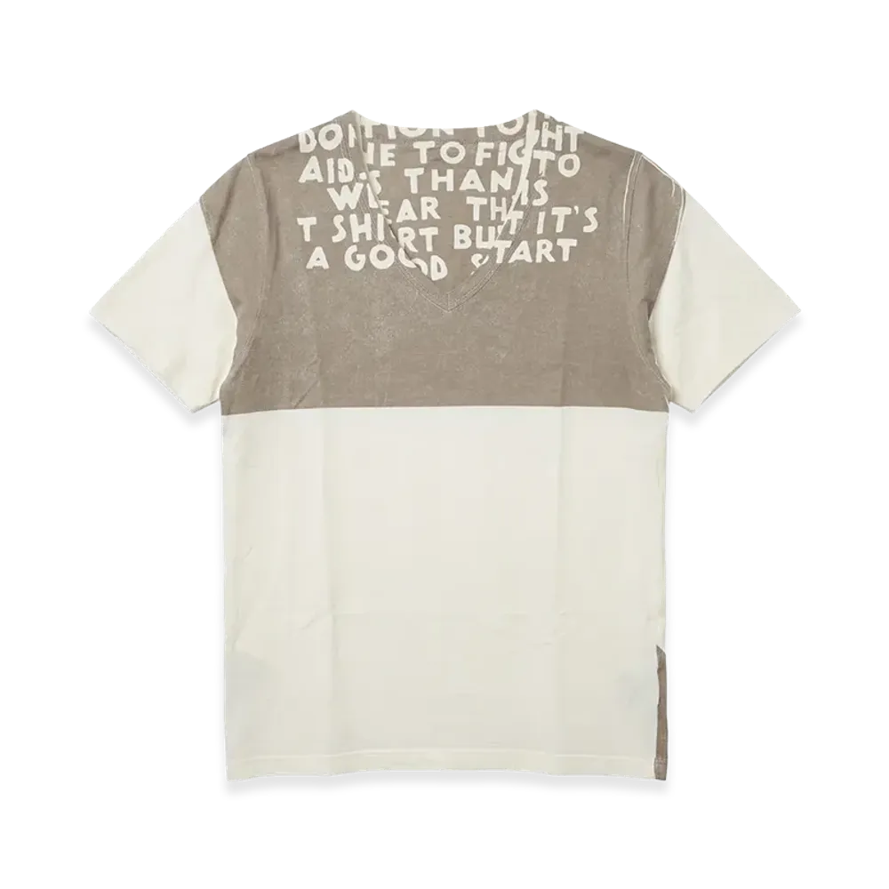 Maison Margiela Aids Jersey T-shirt "Brown/White"