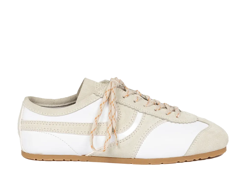DRIES VAN NOTEN Women's Suede Sneakers "White"