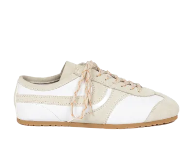 DRIES VAN NOTEN Women's Suede Sneakers "White"