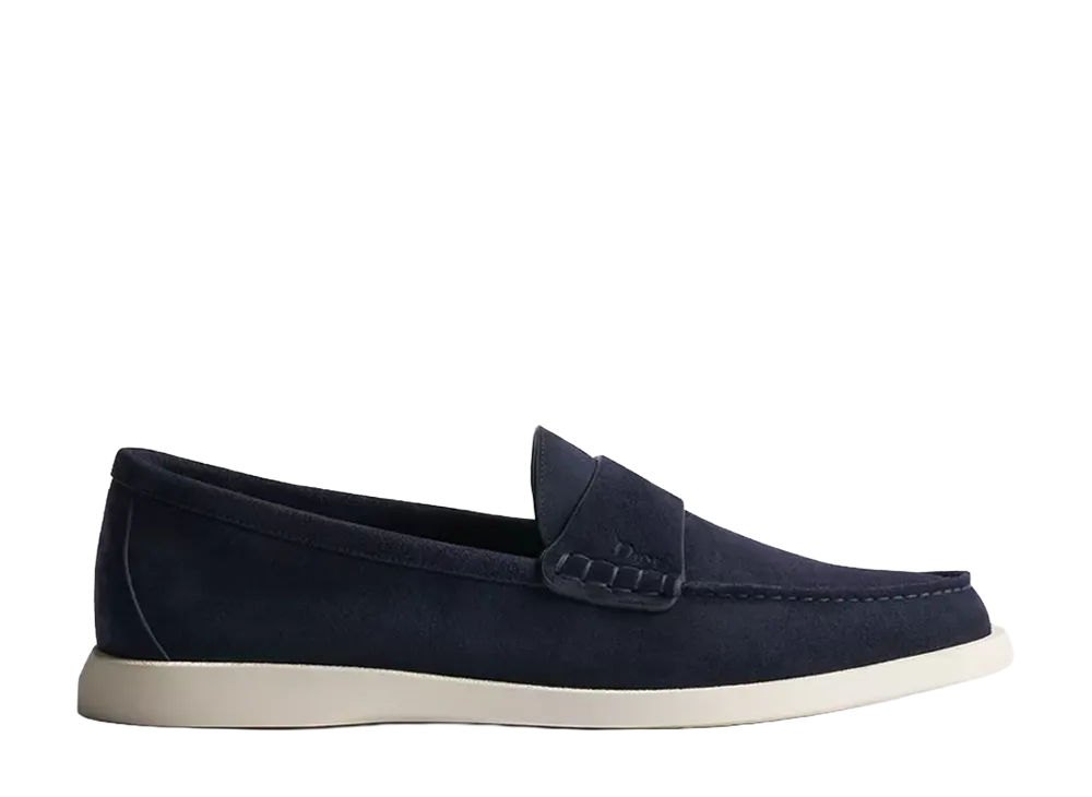 Dior Granville Loafer Suede Calfskin "Deep Blue"