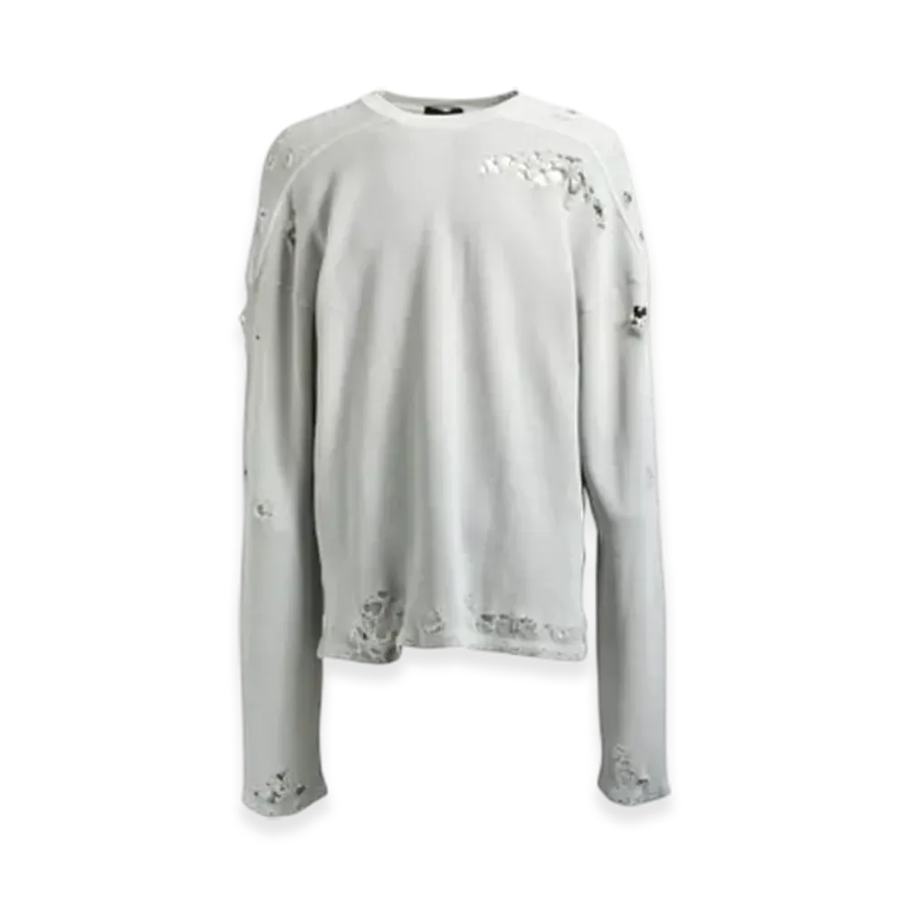 BREATH Fade Damage Ls Tee "Grey"
