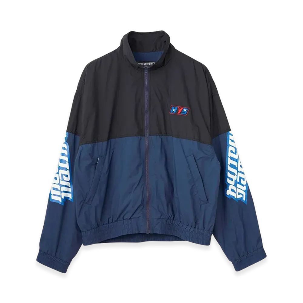 HYSTERIC GLAMOUR Fast Star Stand Collar Blouson "Navy"