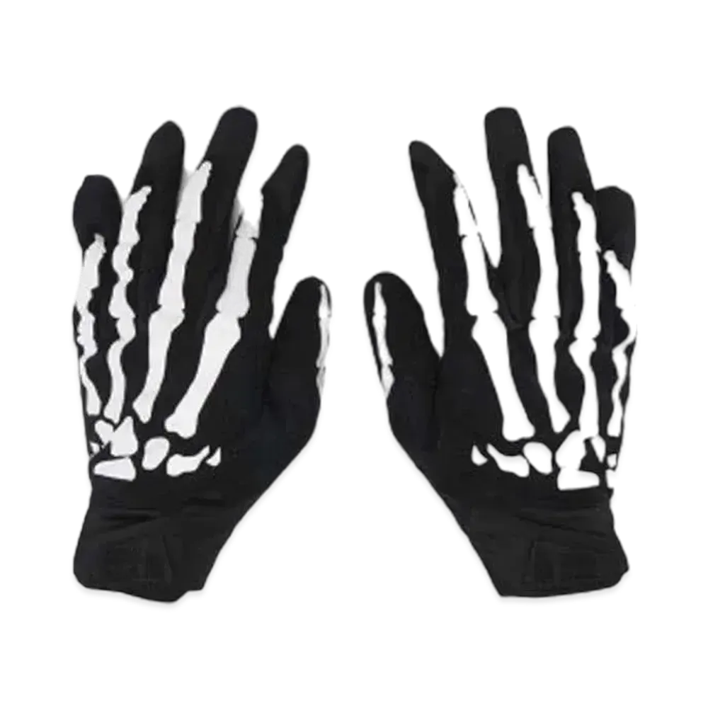 TAKAHIROMIYASHITATheSoloist. cycling glove.(24ss design) "BLACK X WHITE BONE"