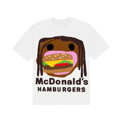 Travis Scott Cactus Jack x CPFM 4 CJ Burger Mouth T-Shirt "White"