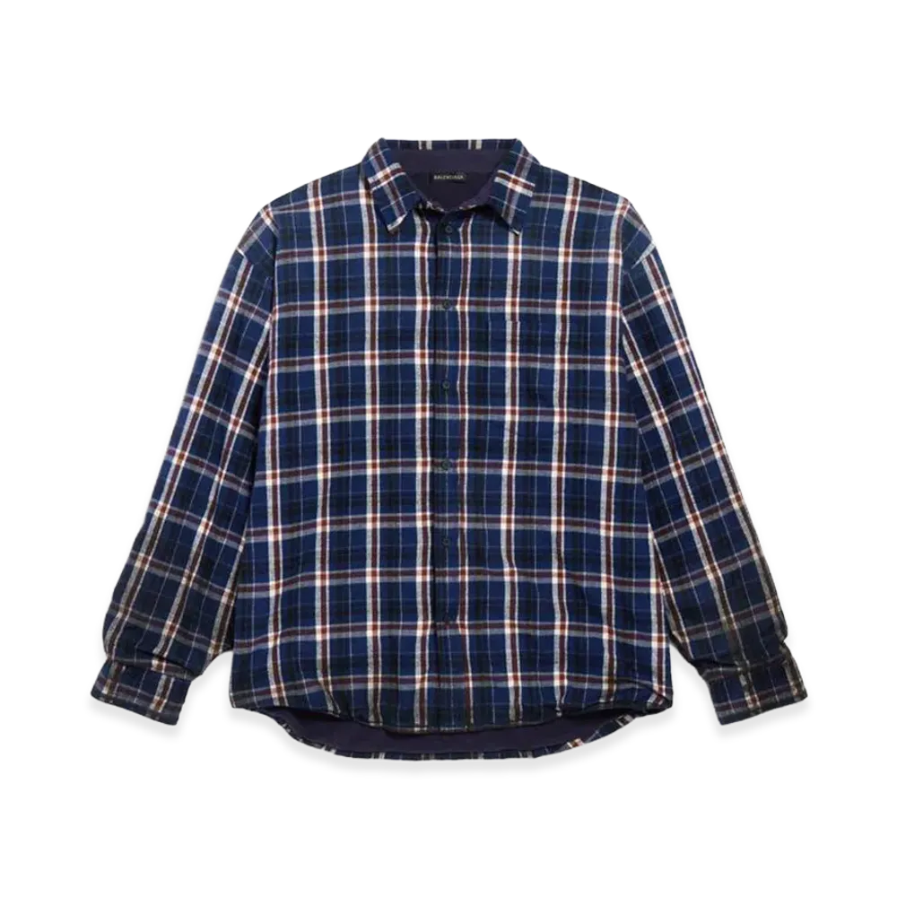 BALENCIAGA Reversible Shirt "Navy/Brown"