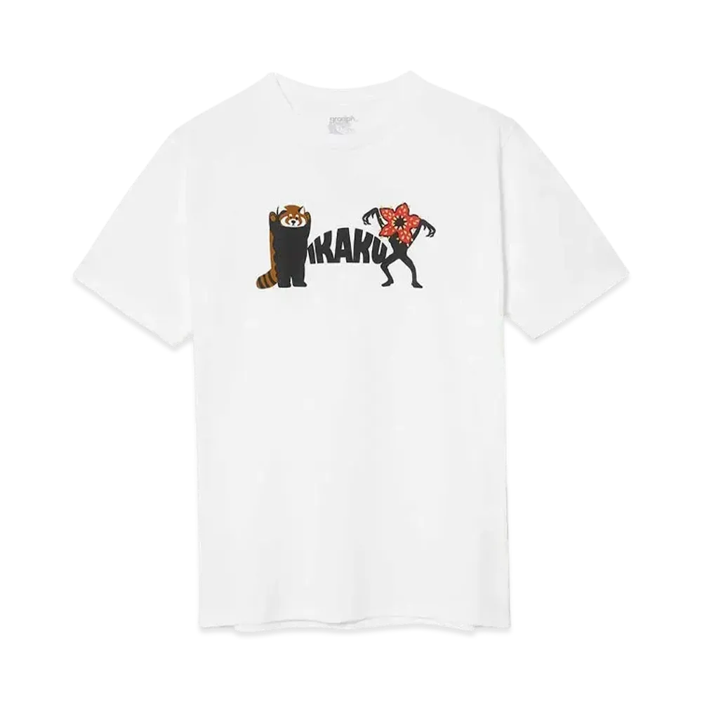 graniph x Stranger Things IkaKu Demogorgon T-Shirt "White"