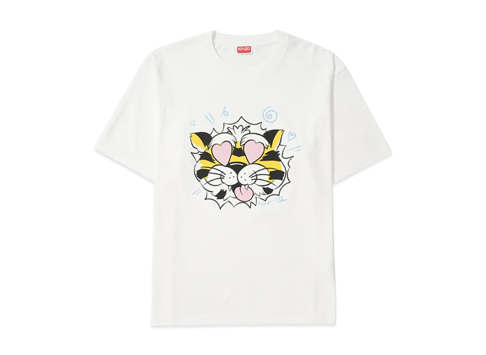 KENZO Wild Tiger Oversized T-Shirt "White"