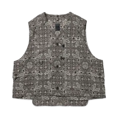 DAIWA PIER39 Tech Over Vest Paisley "Brown"