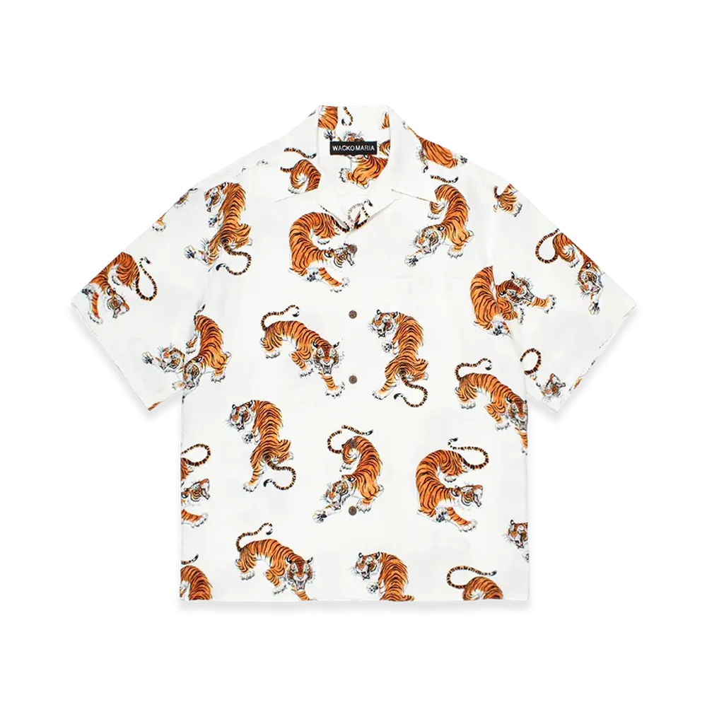 WACKO MARIA Tim Lehi / Hawaiian Shirt "White"