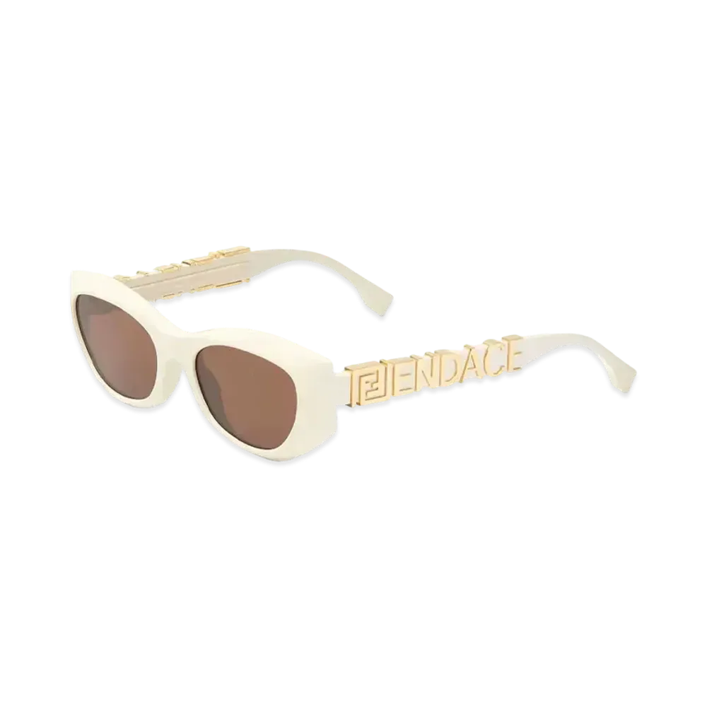 FENDI x Versace Fendace Logo White Acetate Sunglasses "White"